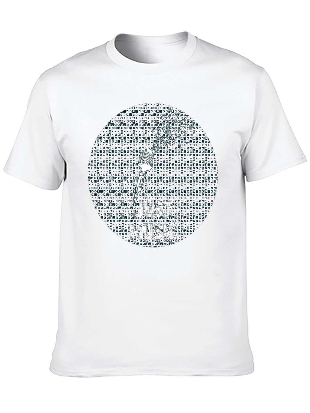 Retro Music T-Shirt - Classic Mic Design
