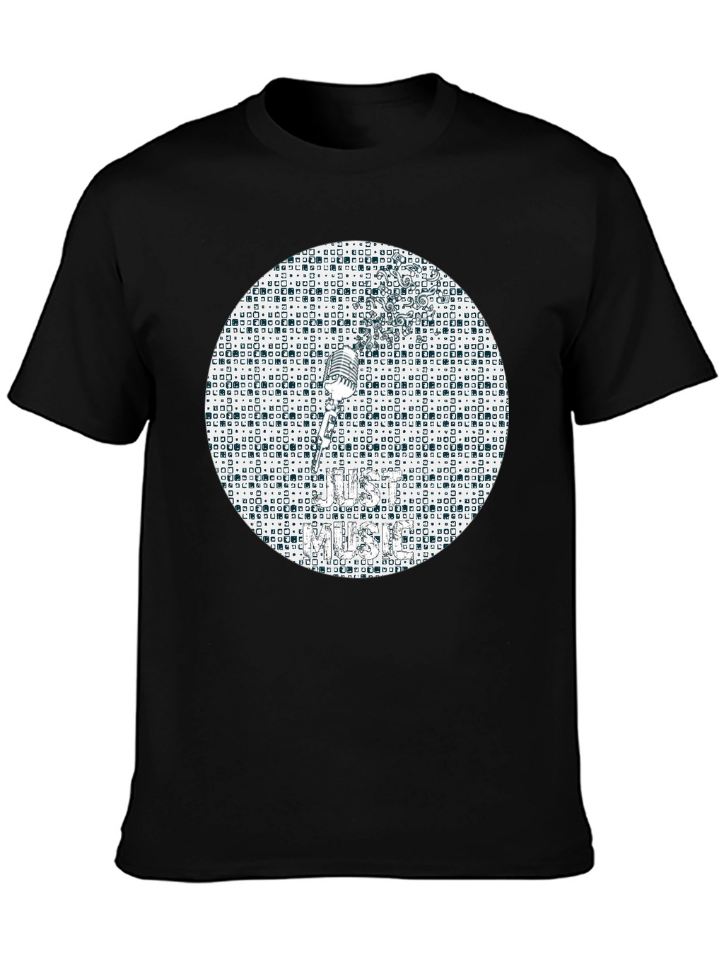 Retro Music T-Shirt - Classic Mic Design