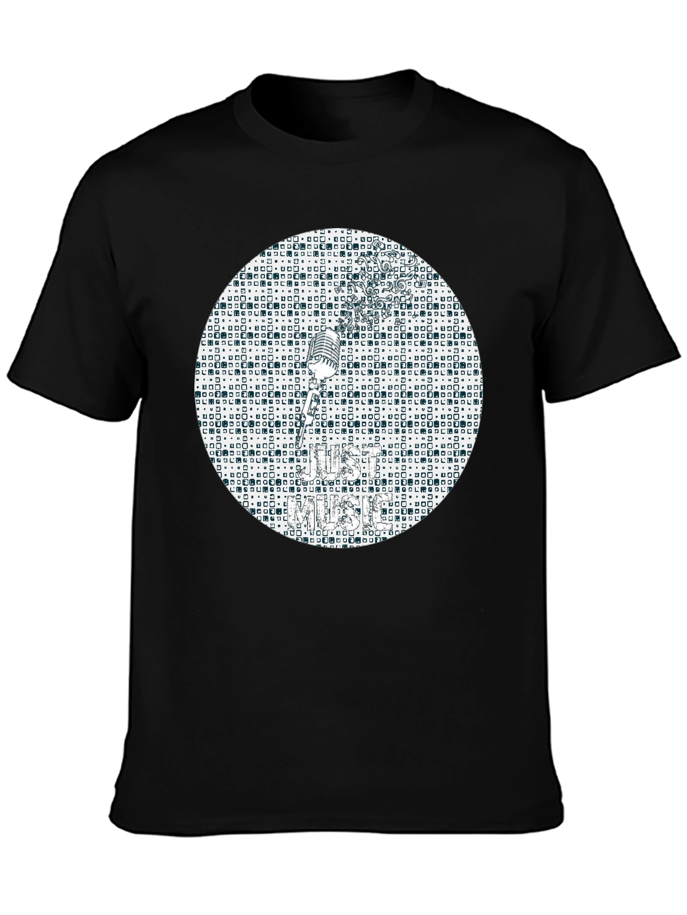 Retro Music T-Shirt - Classic Mic Design