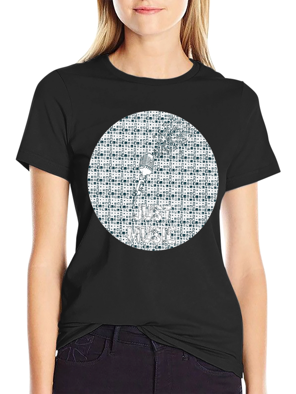 Retro Music T-Shirt - Classic Mic Design