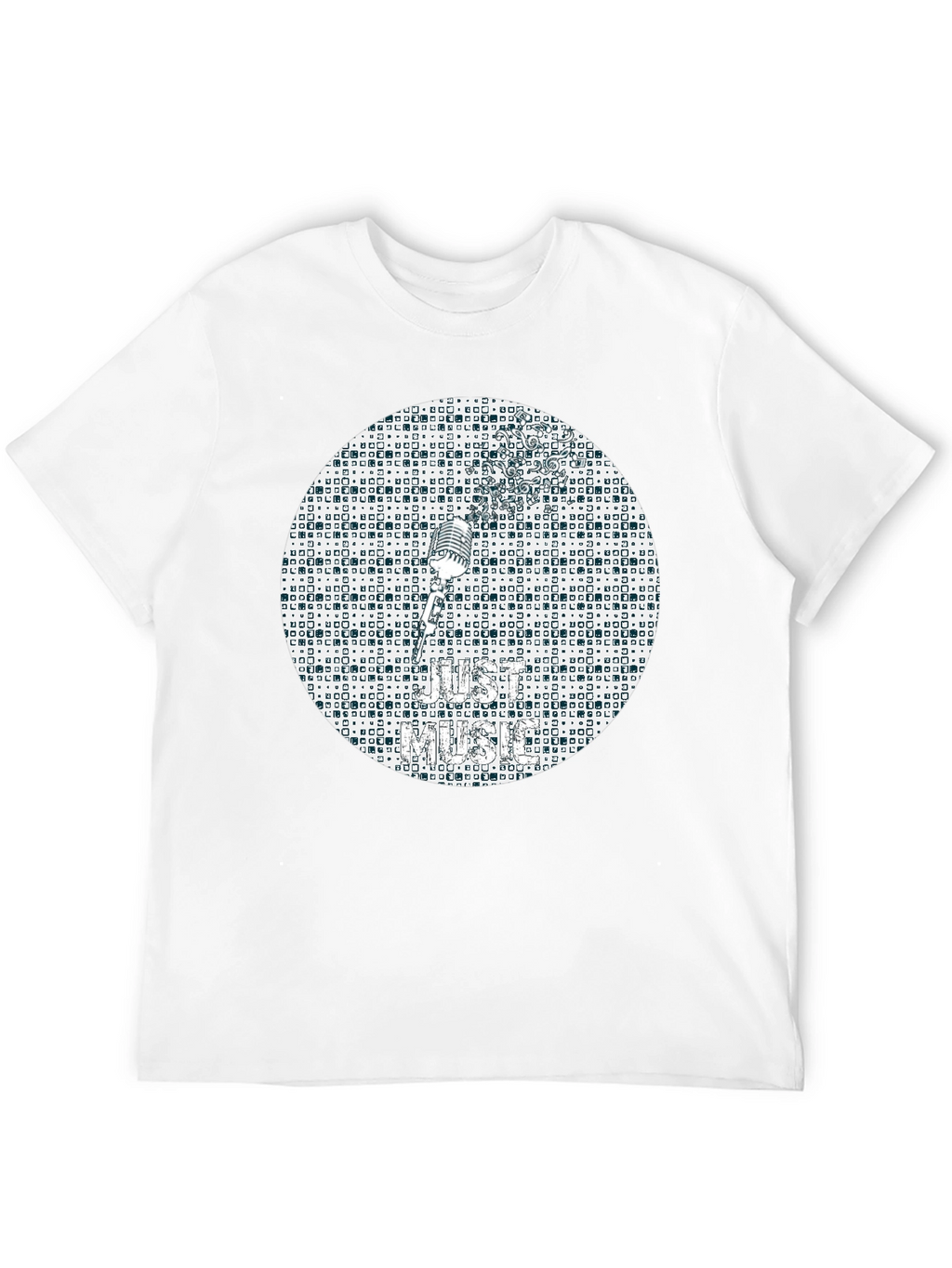 Retro Music T-Shirt - Classic Mic Design