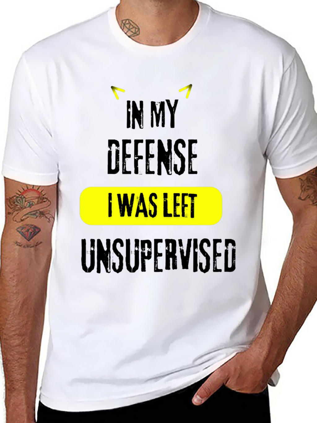 In My Defense Unsupervised Graphic Tee
