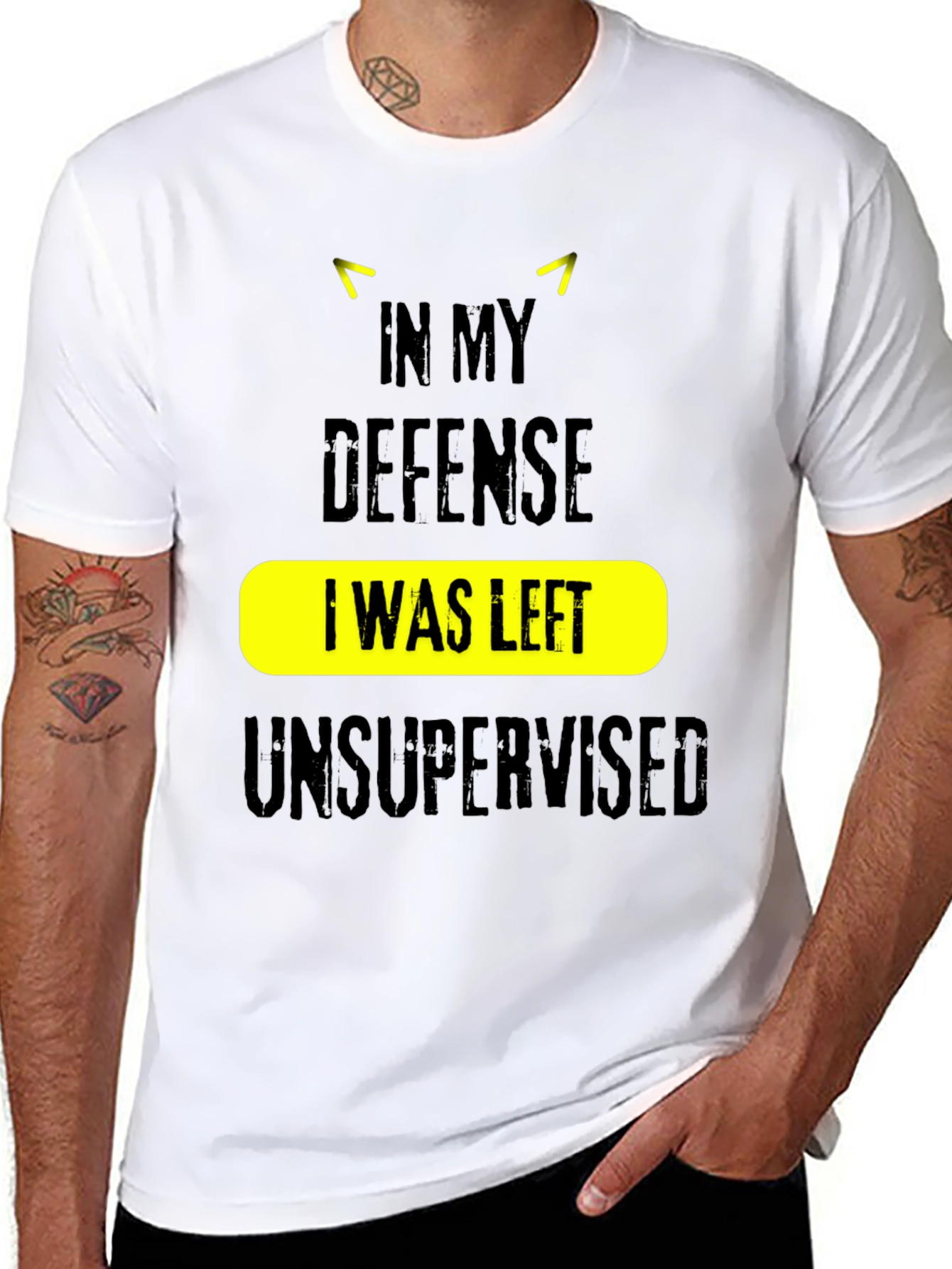 In My Defense Unsupervised Graphic Tee