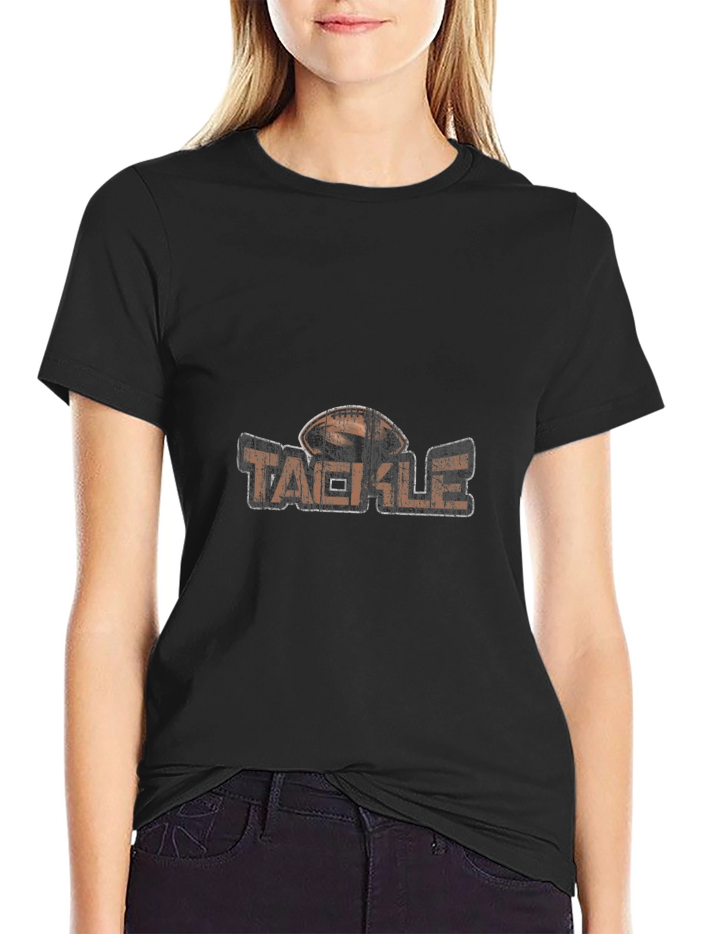 Tackle Football Graphic T-Shirt - Sports Fan Apparel