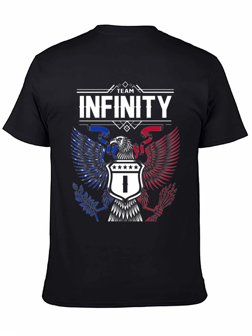 Team Infinity Eagle Graphic Tee - Patriotic Style