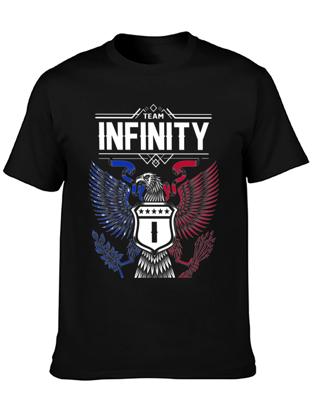 Team Infinity Eagle Graphic Tee - Patriotic Style