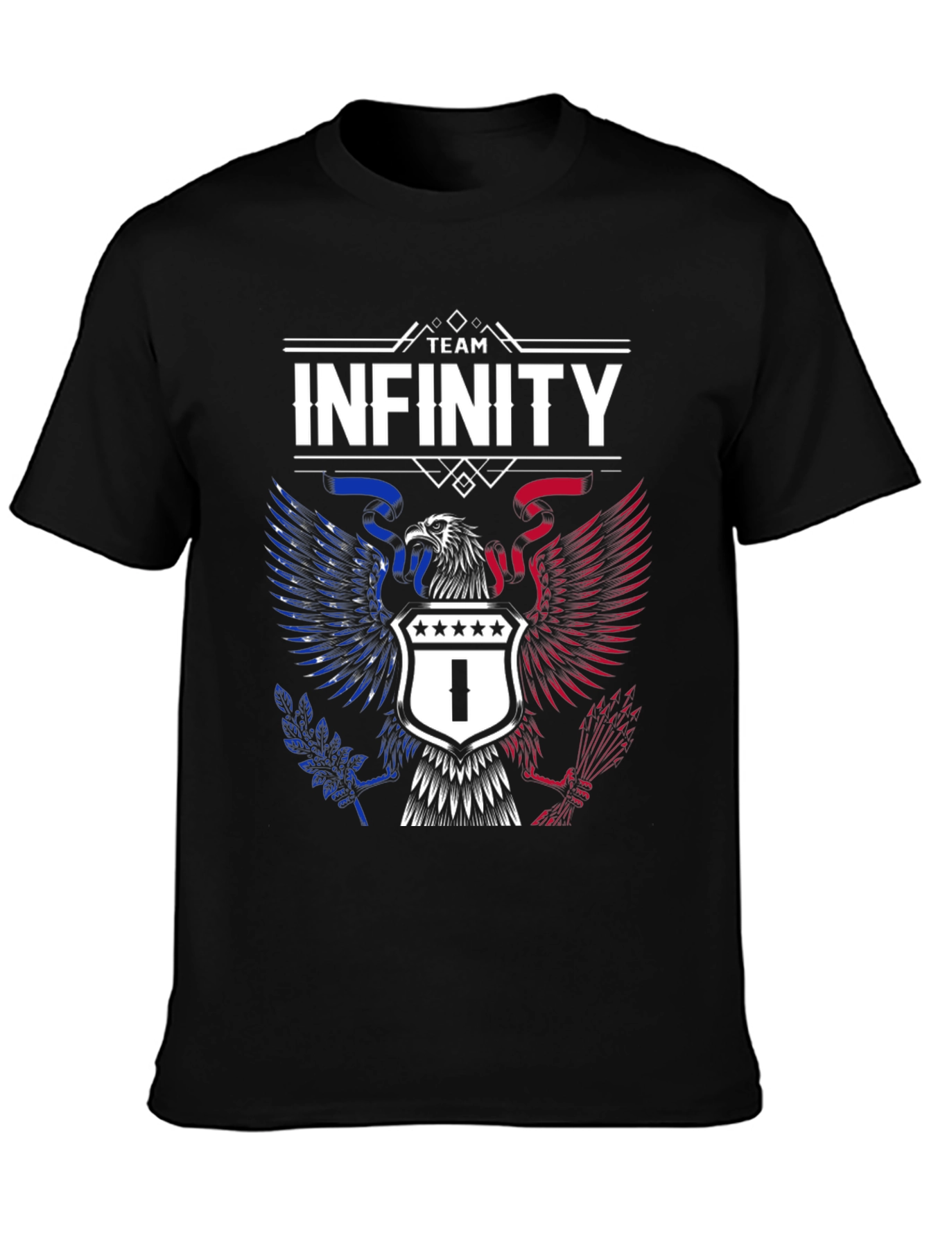 Team Infinity Eagle Graphic Tee - Patriotic Style