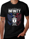 Team Infinity Eagle Graphic Tee - Patriotic Style
