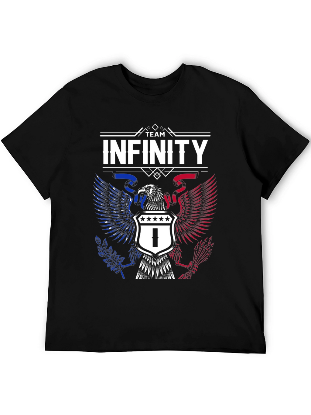Team Infinity Eagle Graphic Tee - Patriotic Style