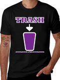 Trash T-Shirt - Purple Graphic Tee