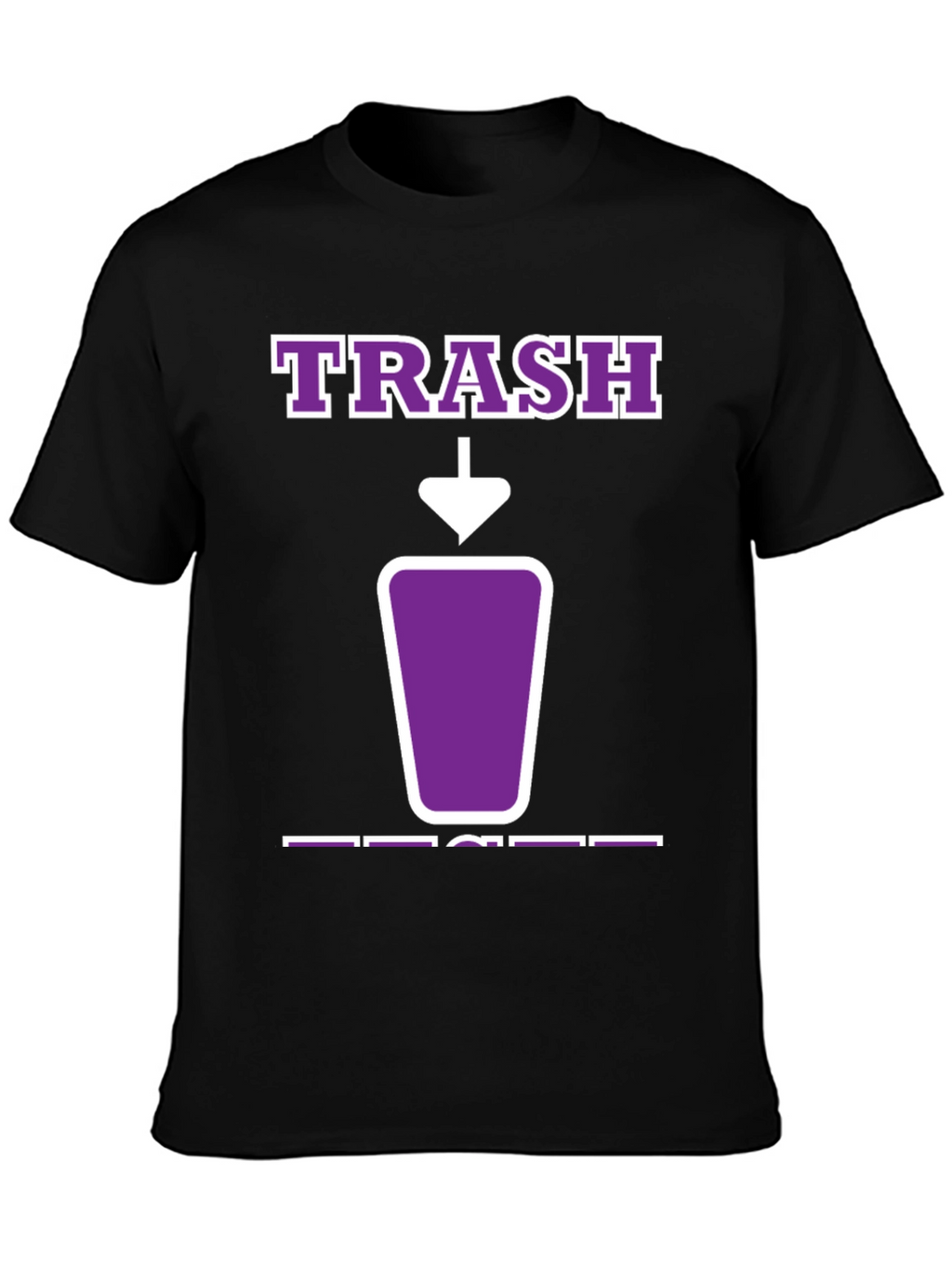 Trash T-Shirt - Purple Graphic Tee