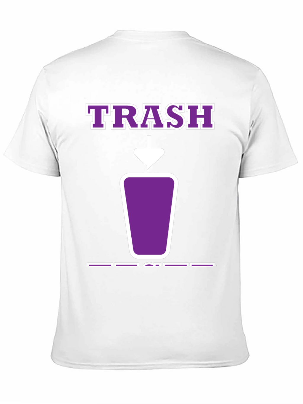 Trash T-Shirt - Purple Graphic Tee