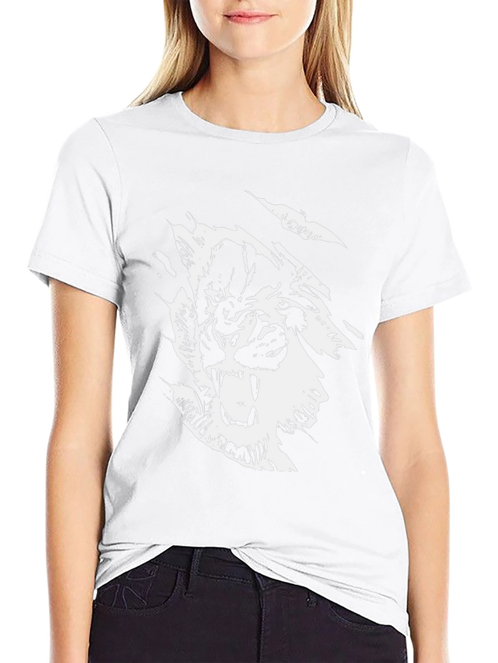 Black Graphic Tee - Roaring Tiger Design