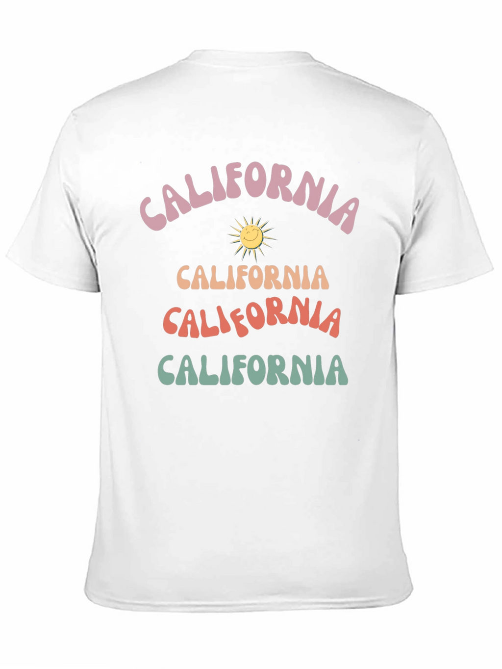 Retro California Graphic Tee - Black