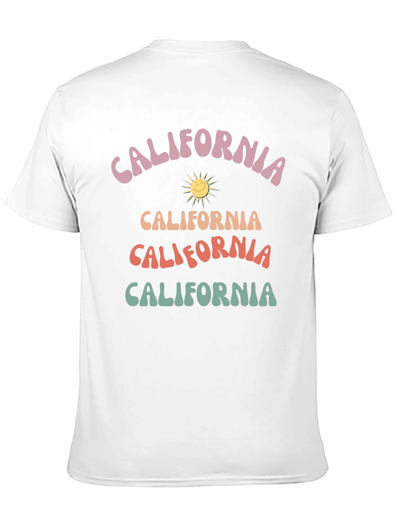 Retro California Graphic Tee - Black