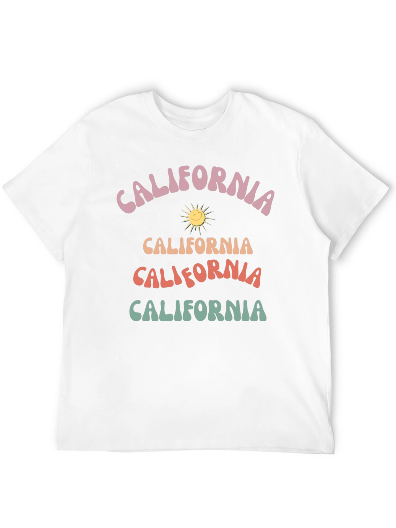 Retro California Graphic Tee - Black
