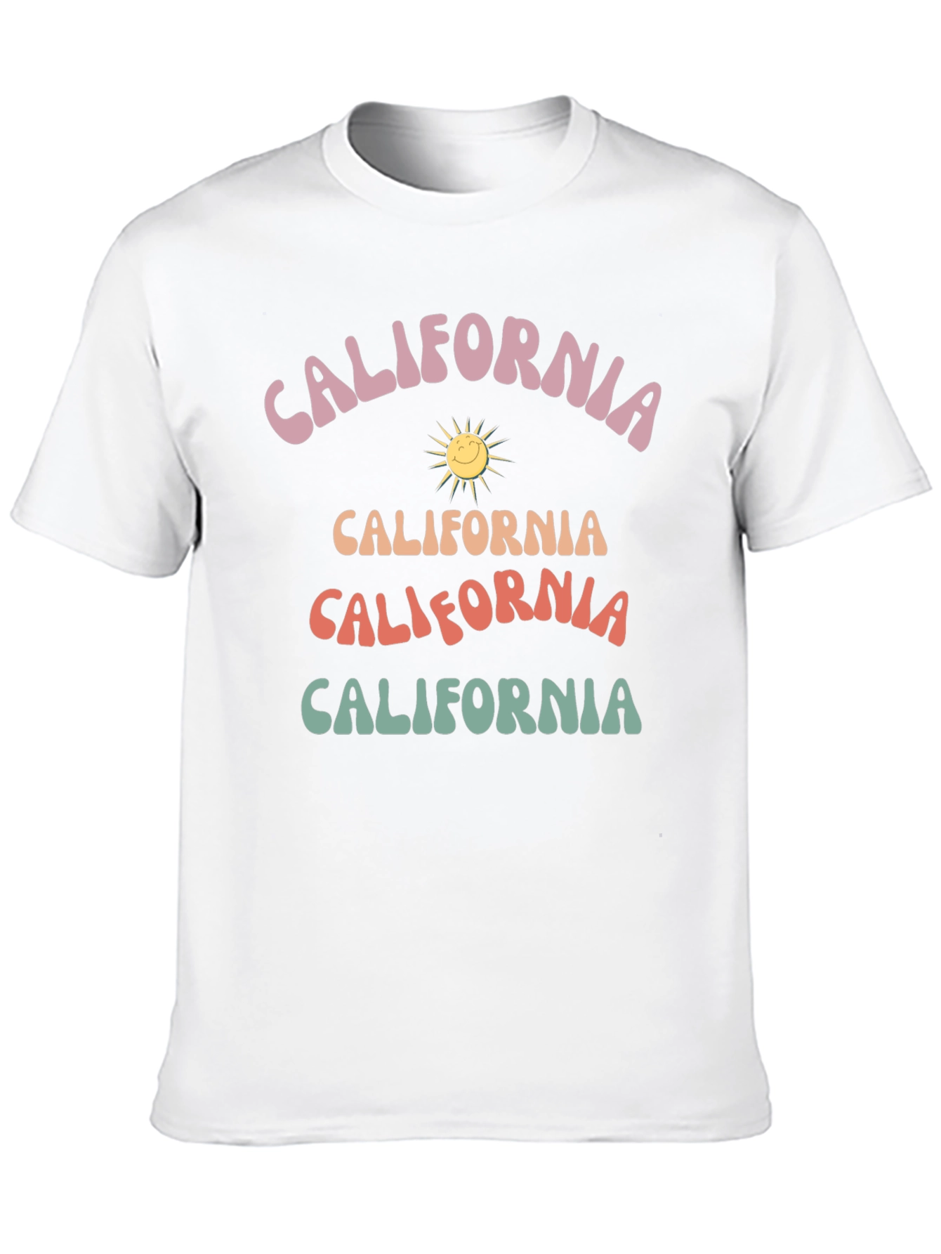 Retro California Graphic Tee - Black