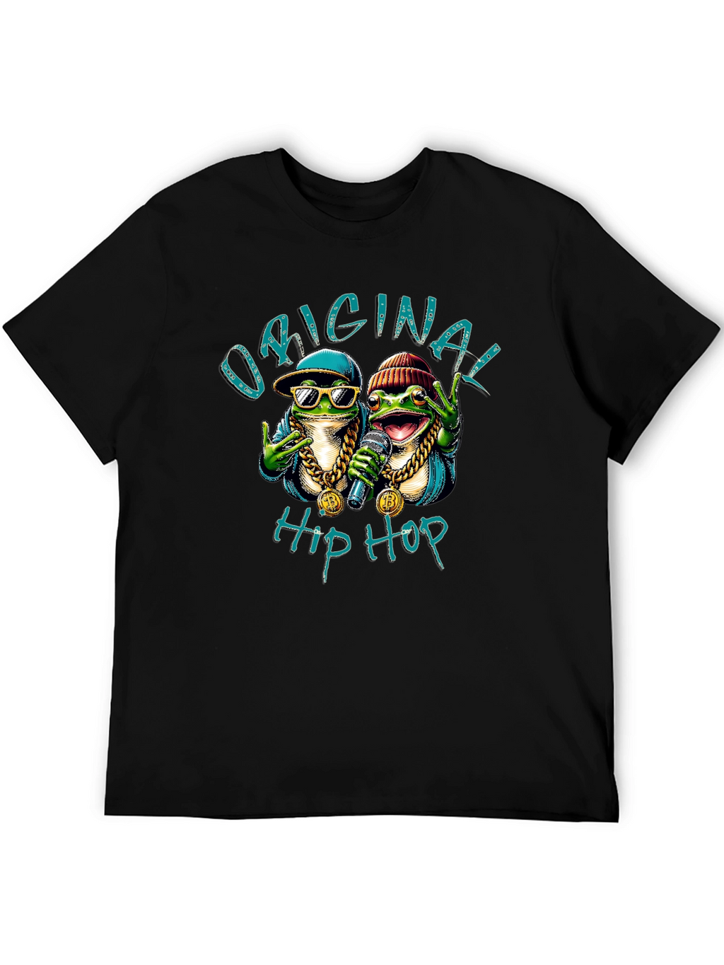 Original Hip Hop Frog Graphic T-Shirt