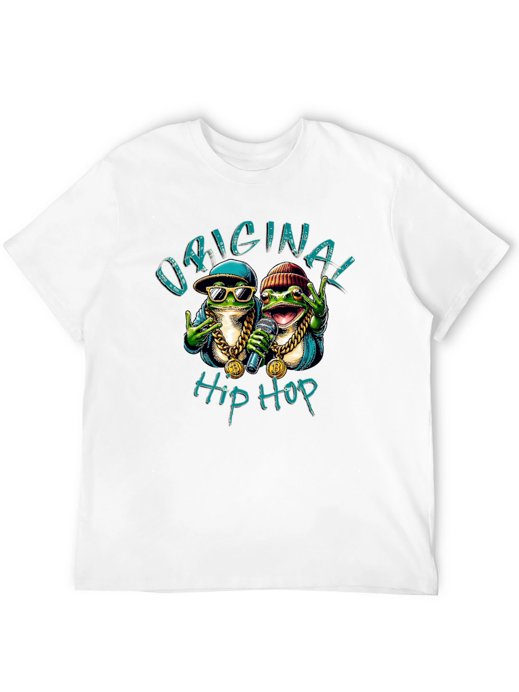 Original Hip Hop Frog Graphic T-Shirt