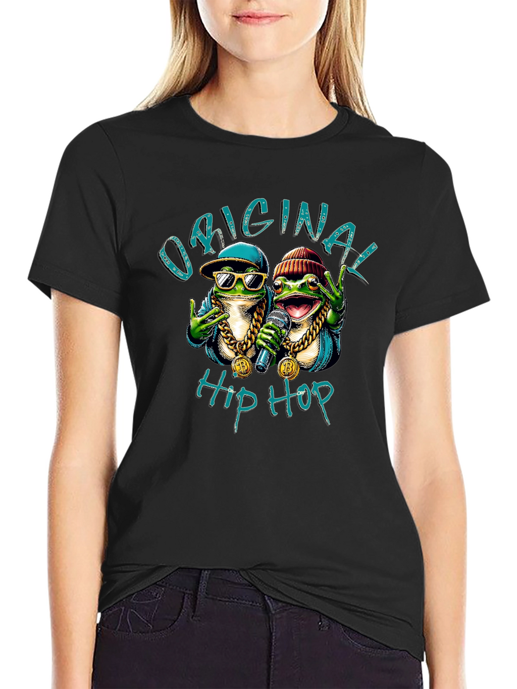 Original Hip Hop Frog Graphic T-Shirt