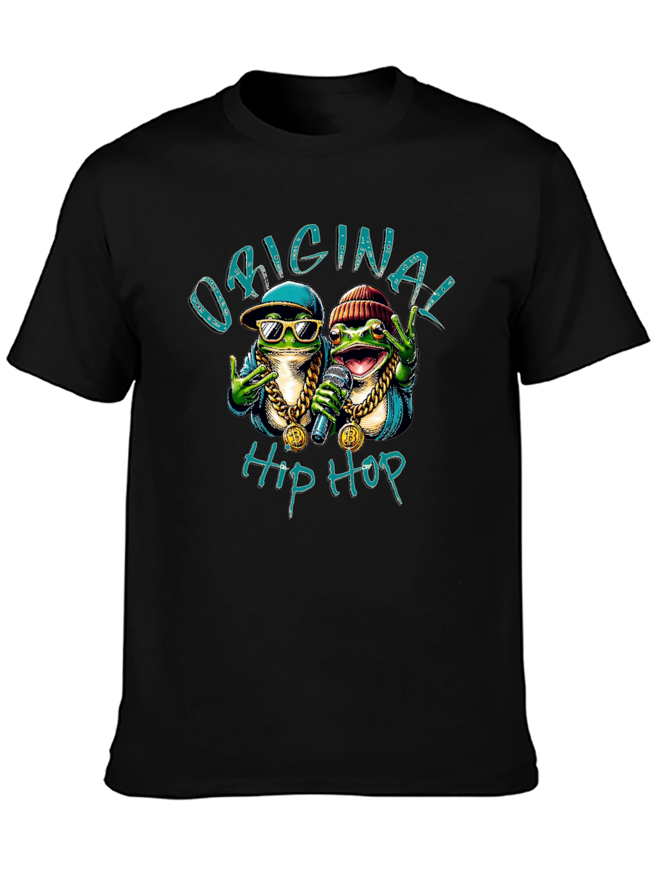 Original Hip Hop Frog Graphic T-Shirt