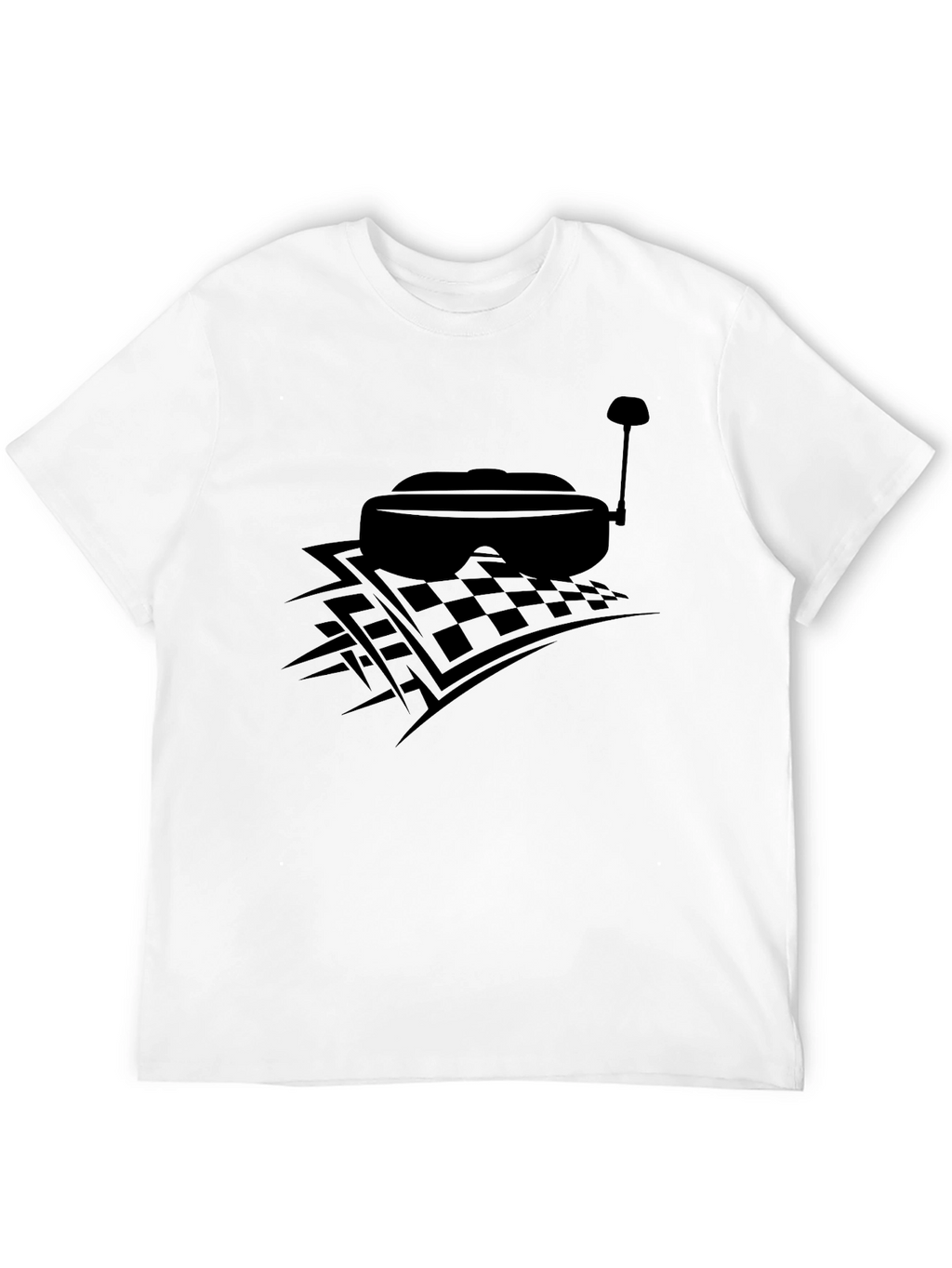 FPV Racing Drone Goggles T-Shirt - Black