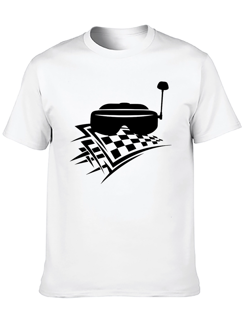 FPV Racing Drone Goggles T-Shirt - Black