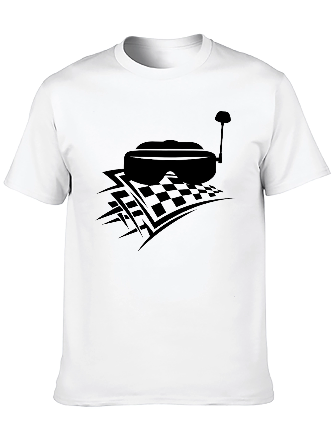 FPV Racing Drone Goggles T-Shirt - Black