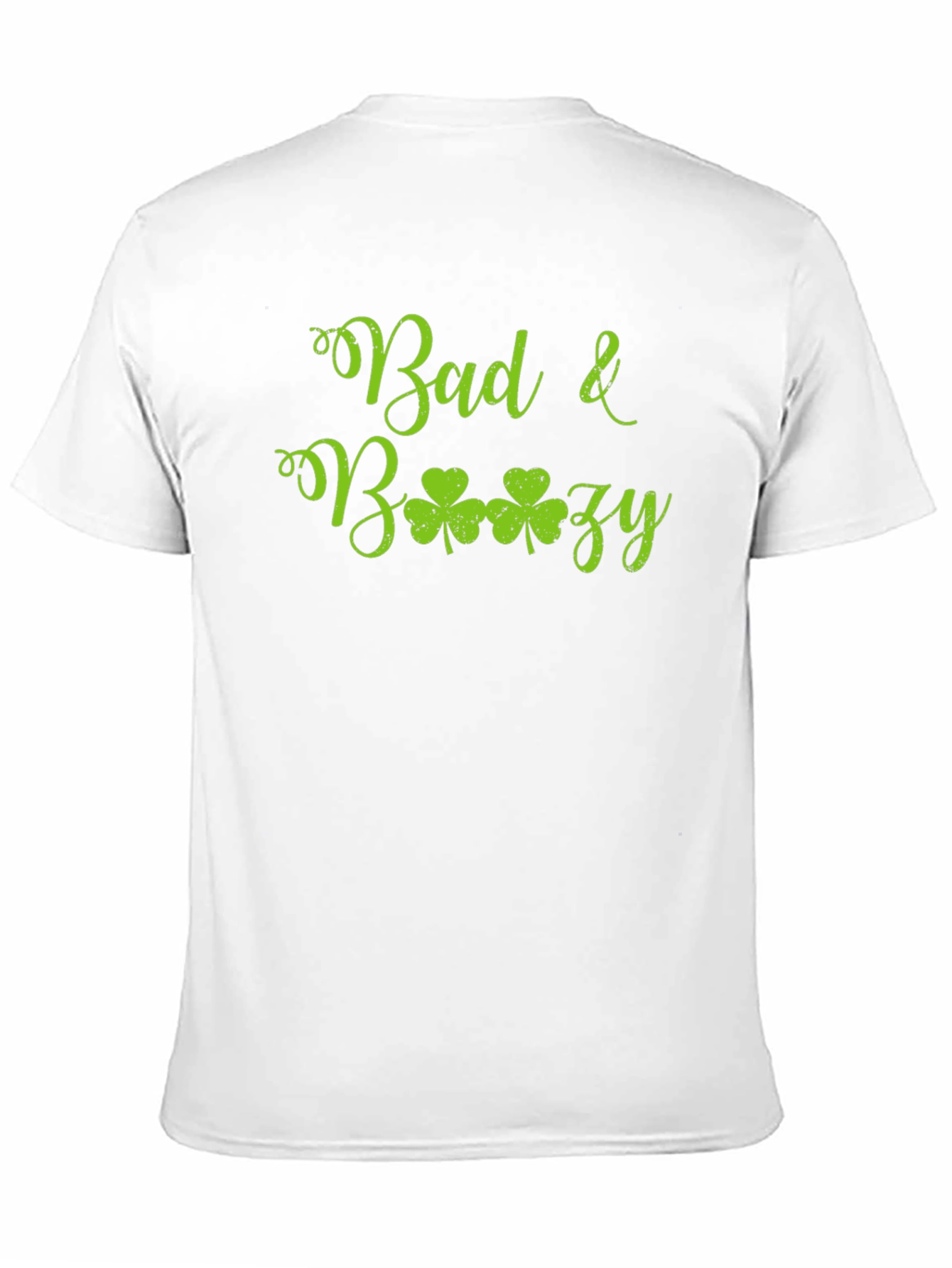 Bad & Boozy Shamrock Graphic T-Shirt