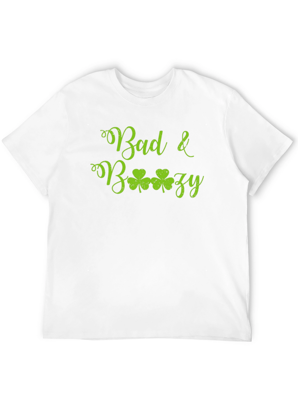 Bad & Boozy Shamrock Graphic T-Shirt
