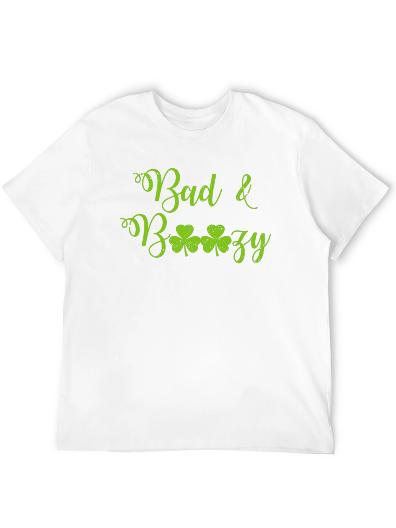 Bad & Boozy Shamrock Graphic T-Shirt