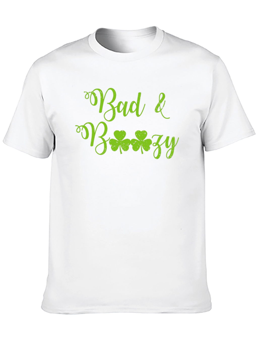 Bad & Boozy Shamrock Graphic T-Shirt