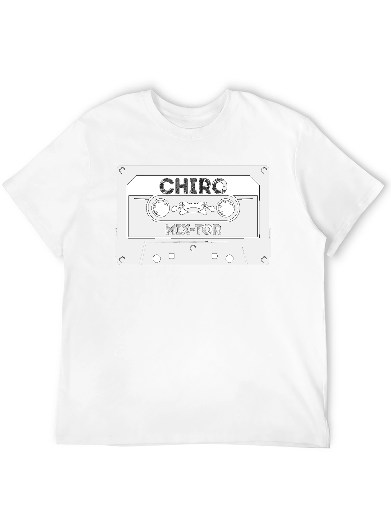 Retro CHIRO Mix-Tor Cassette Tape Graphic T-Shirt