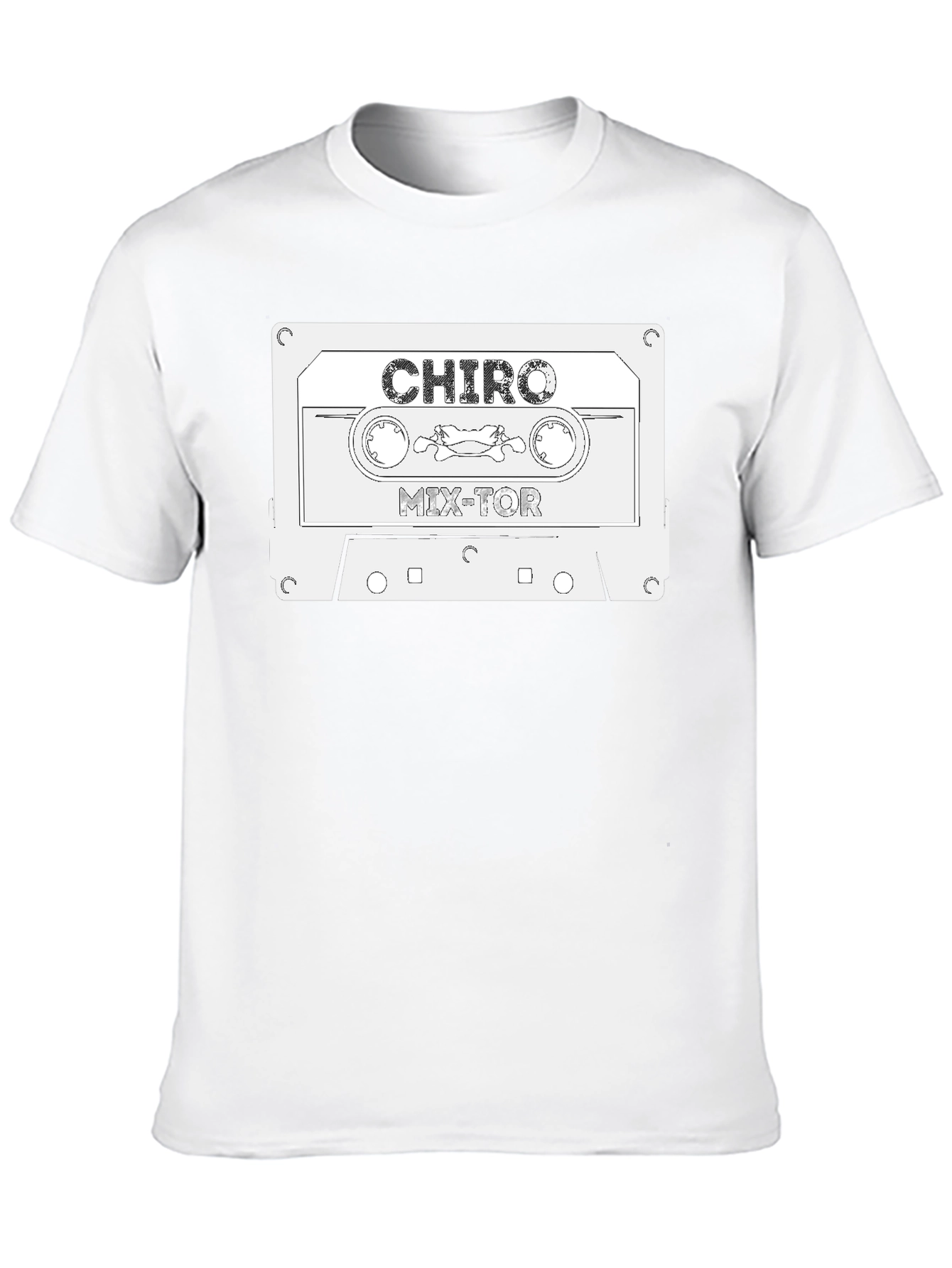 Retro CHIRO Mix-Tor Cassette Tape Graphic T-Shirt