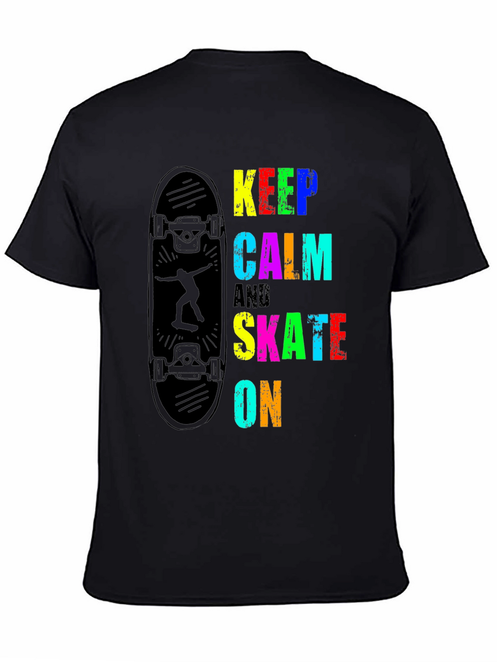 Keep Calm & Skate On Graphic T-Shirt