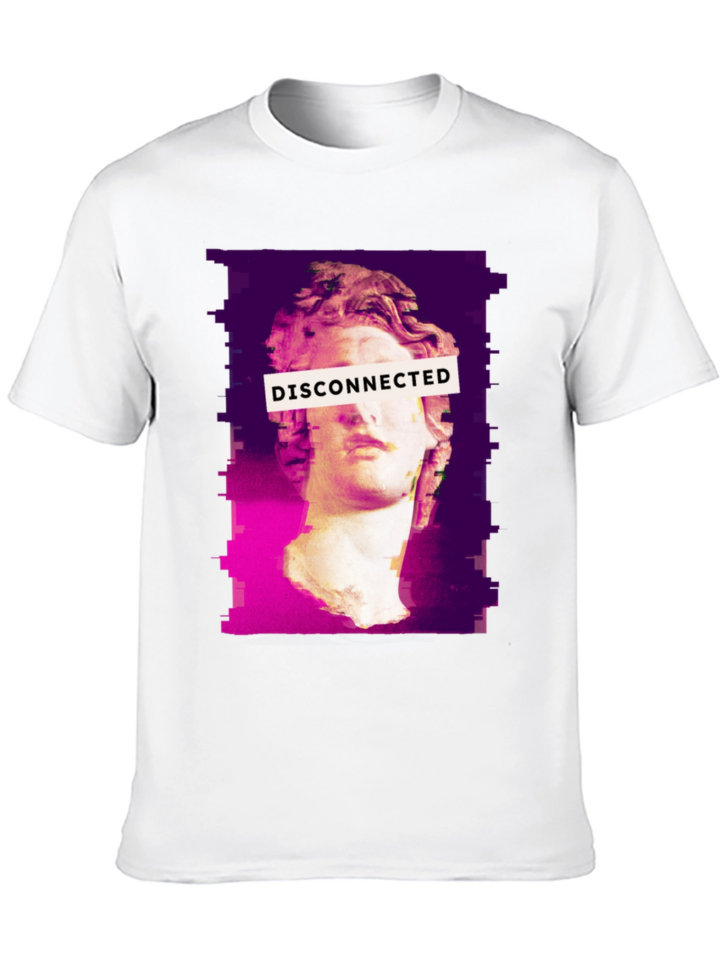 Disconnected Statue Graphic T-Shirt