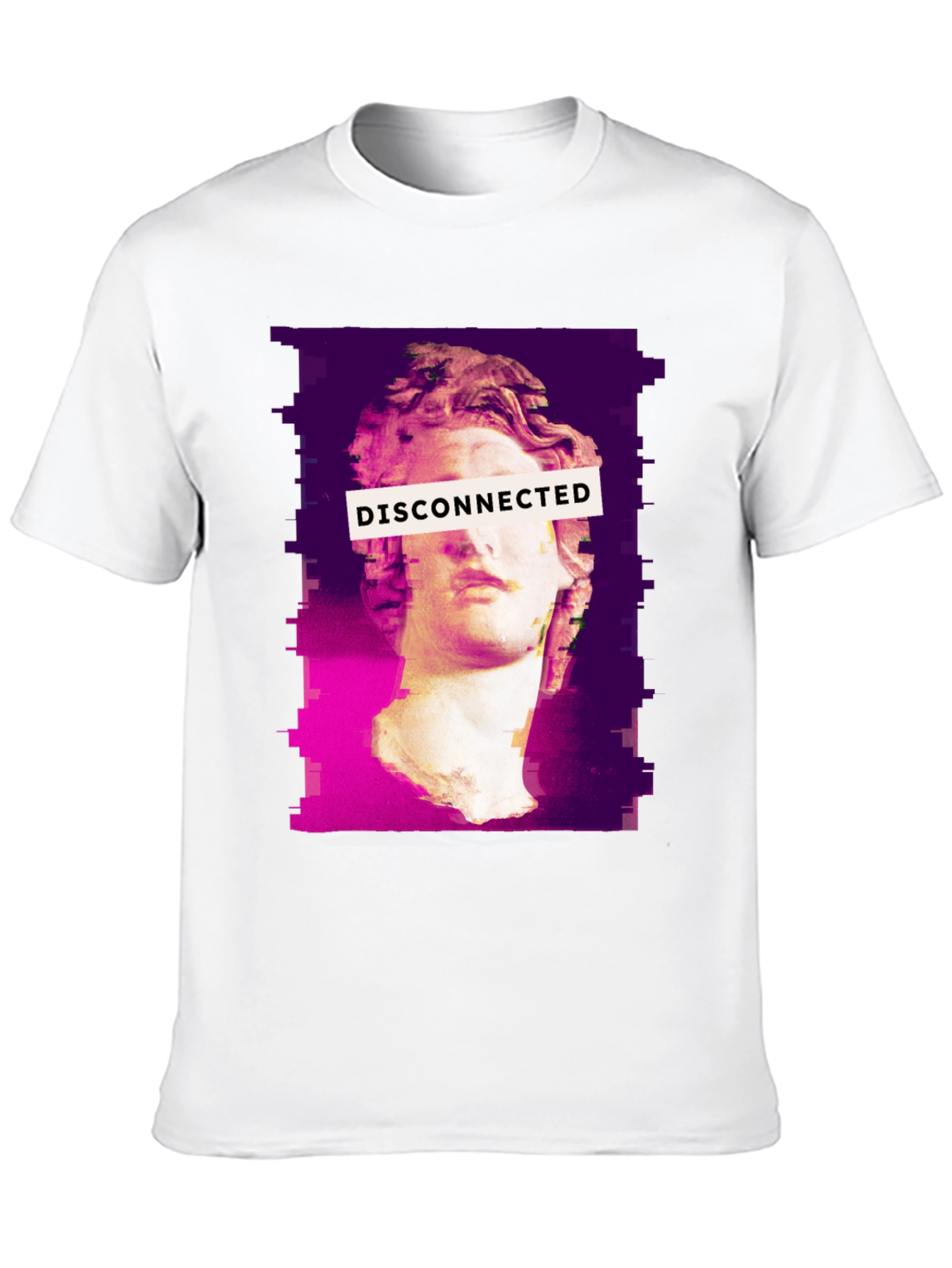 Disconnected Statue Graphic T-Shirt