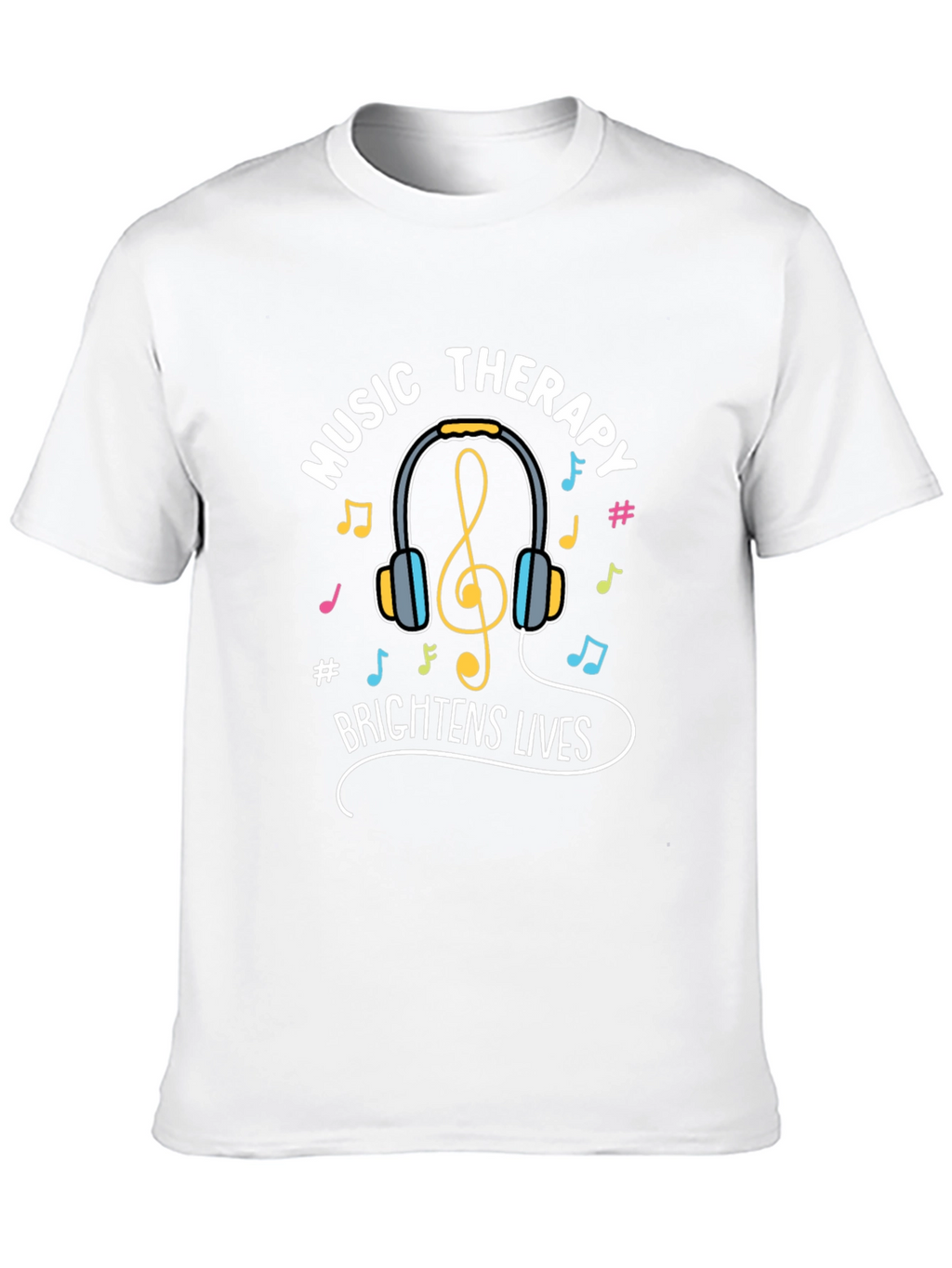 Music Therapy Brightens Lives Graphic Tee