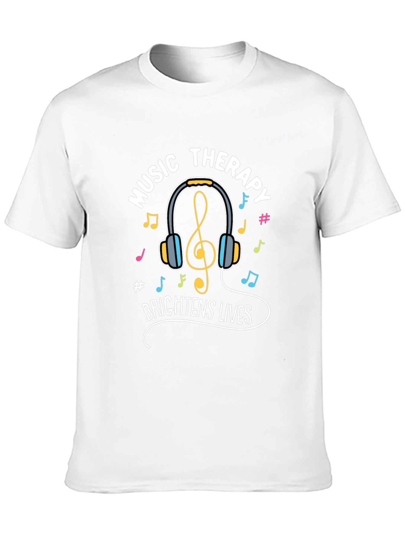 Music Therapy Brightens Lives Graphic Tee
