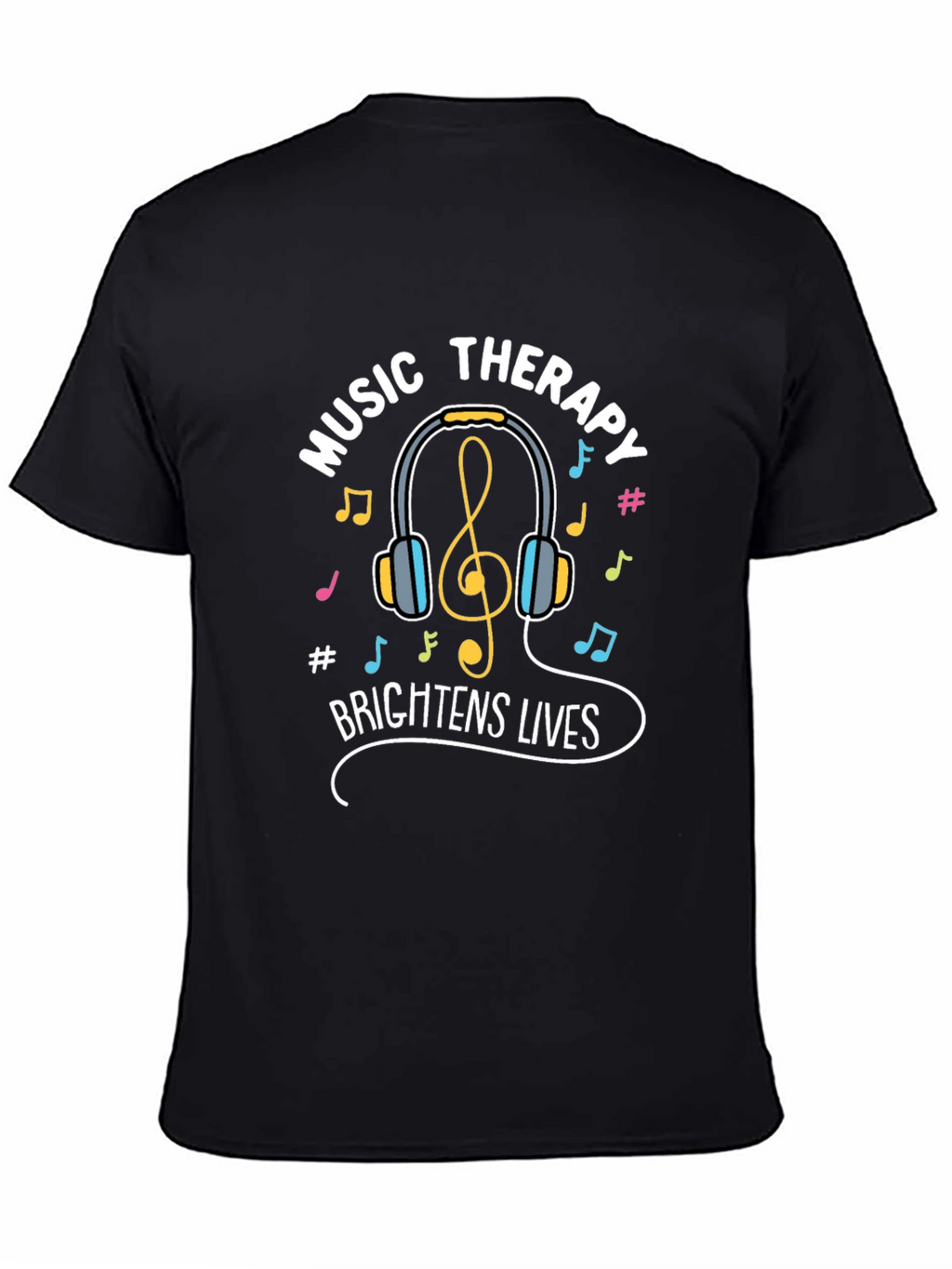 Music Therapy Brightens Lives Graphic Tee