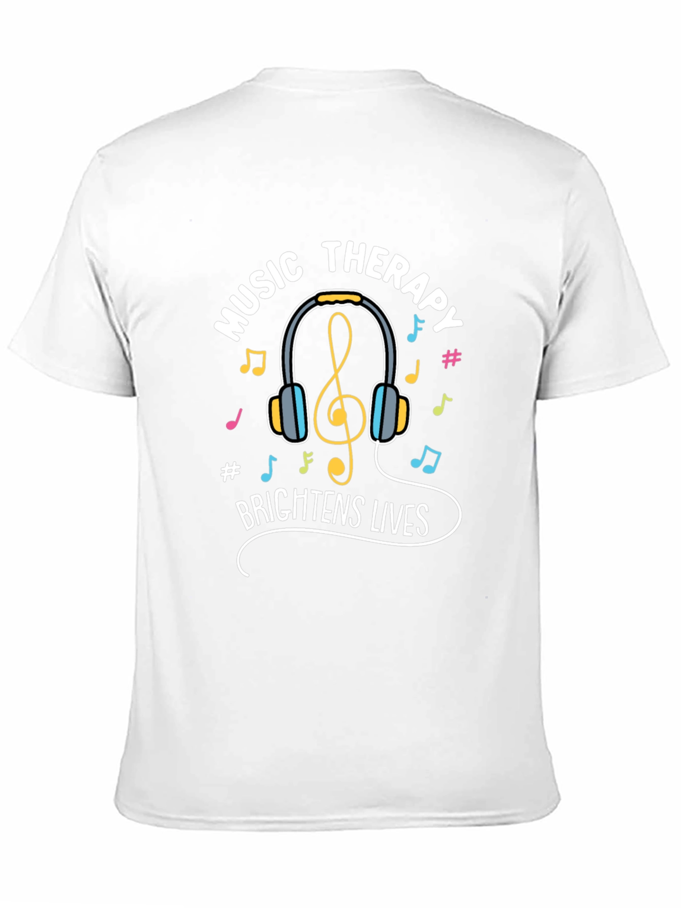 Music Therapy Brightens Lives Graphic Tee