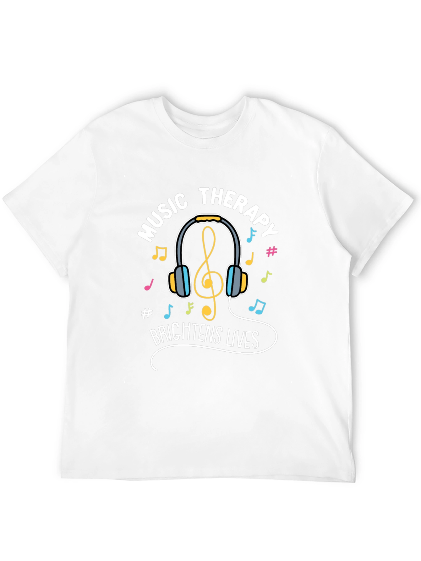 Music Therapy Brightens Lives Graphic Tee
