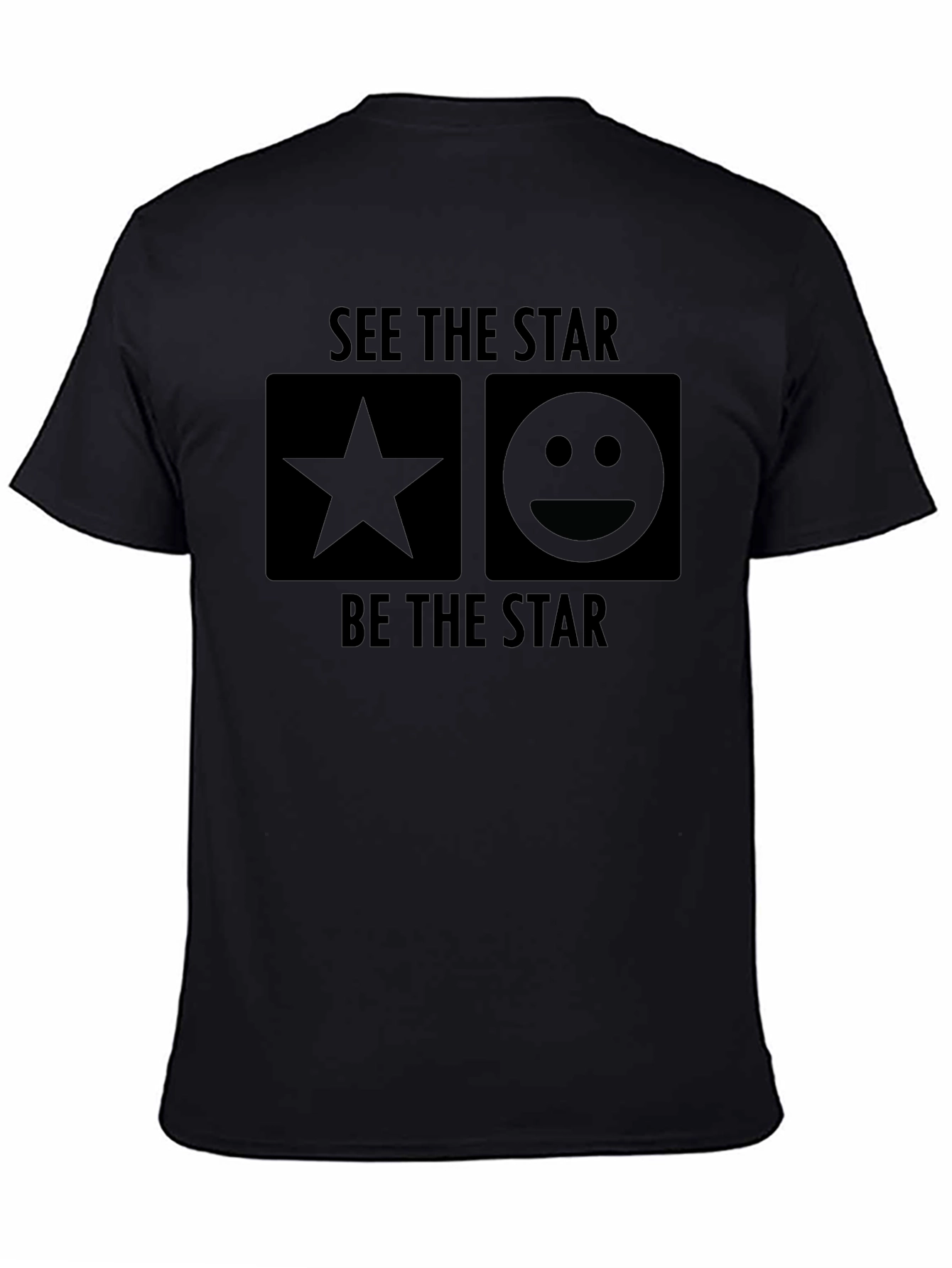 See the Star Be the Star Black T-Shirt