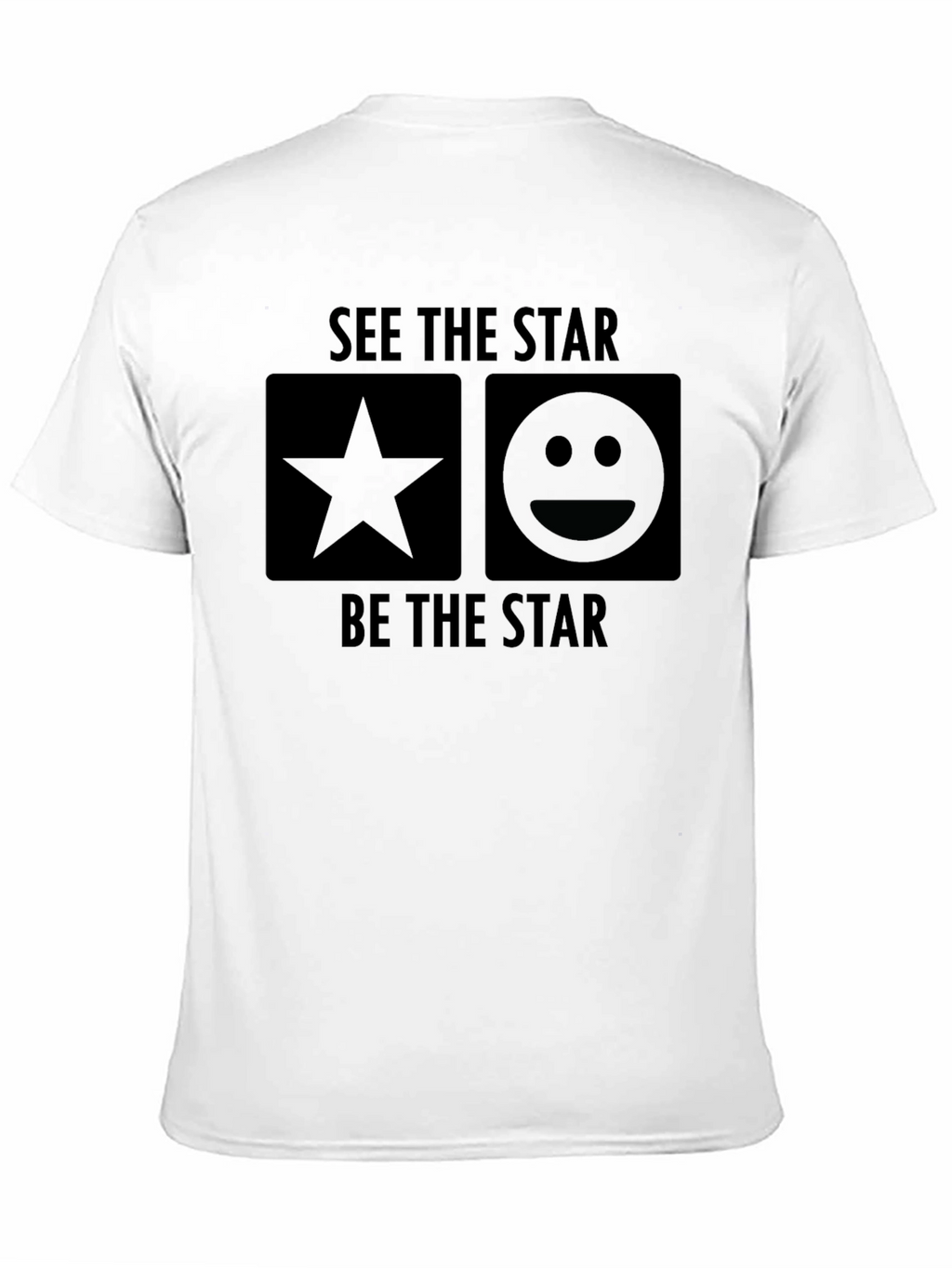 See the Star Be the Star Black T-Shirt