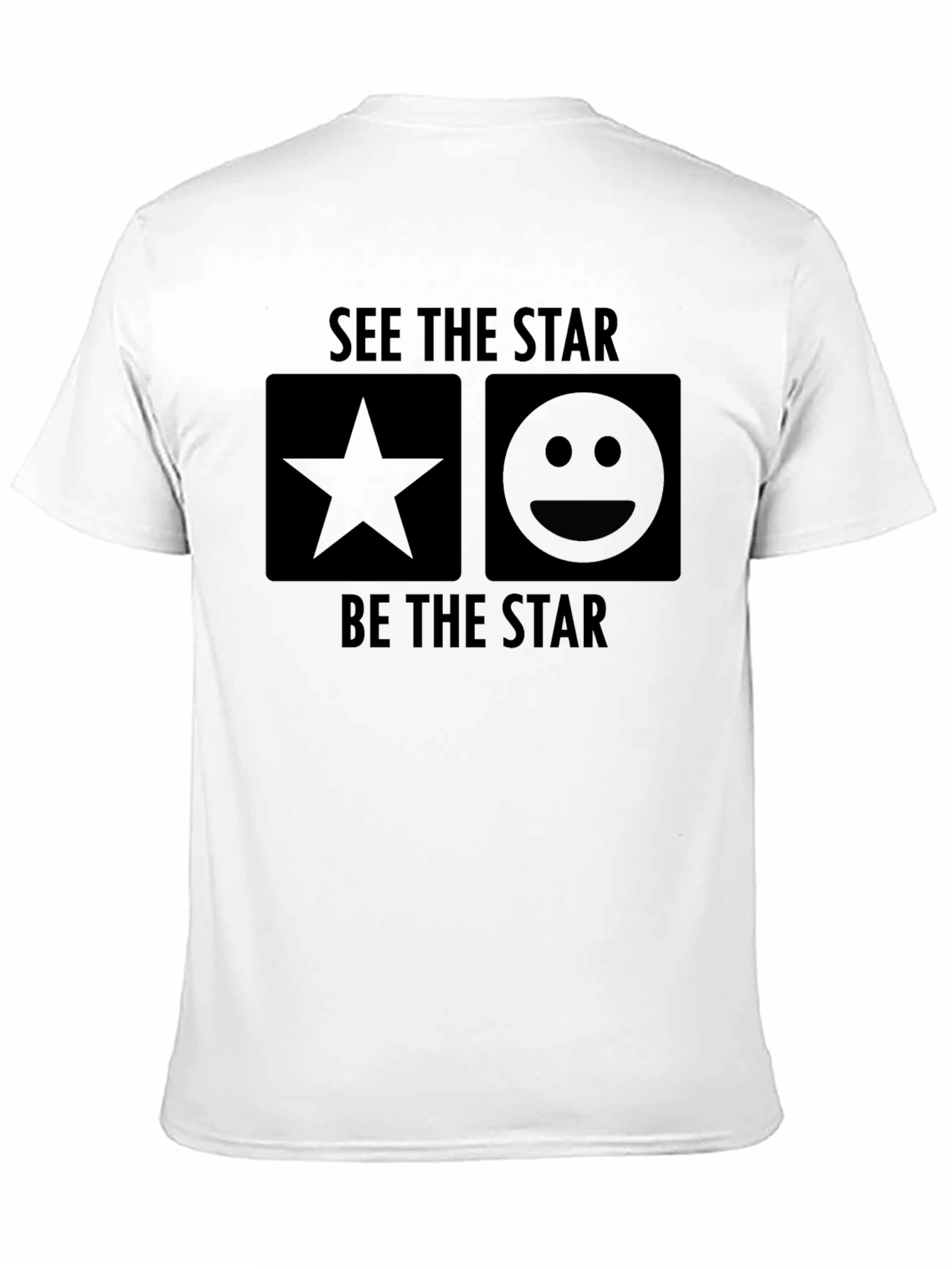 See the Star Be the Star Black T-Shirt