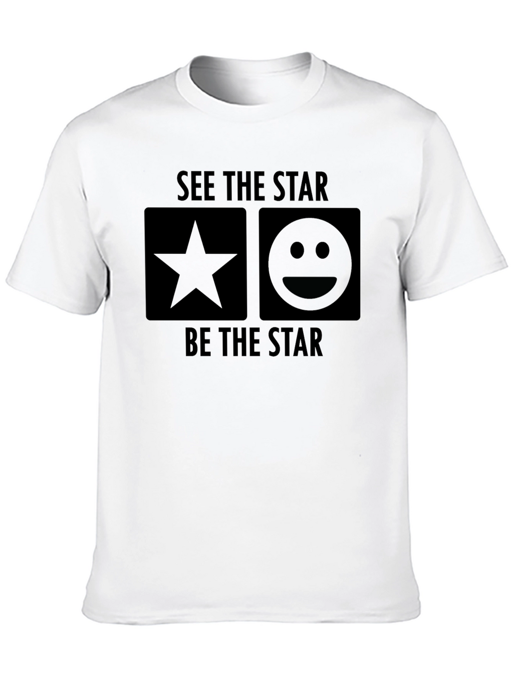 See the Star Be the Star Black T-Shirt