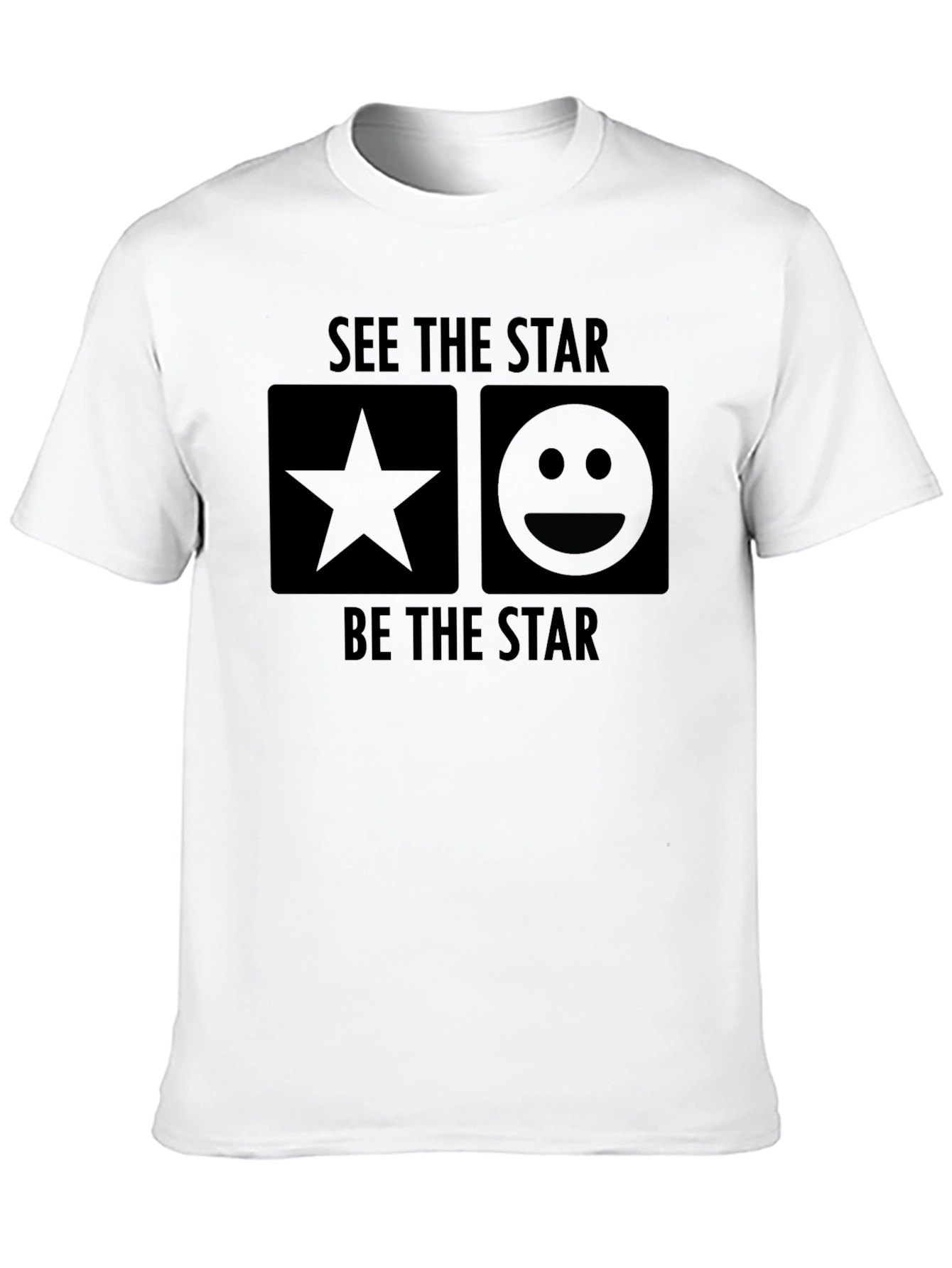 See the Star Be the Star Black T-Shirt
