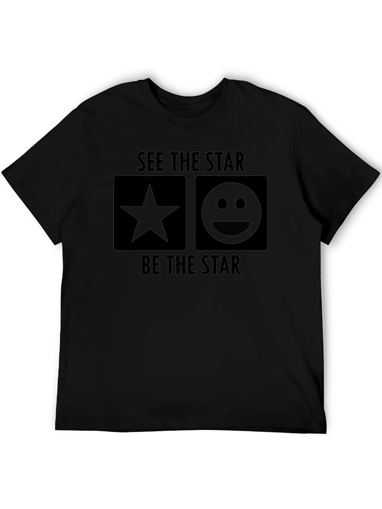 See the Star Be the Star Black T-Shirt