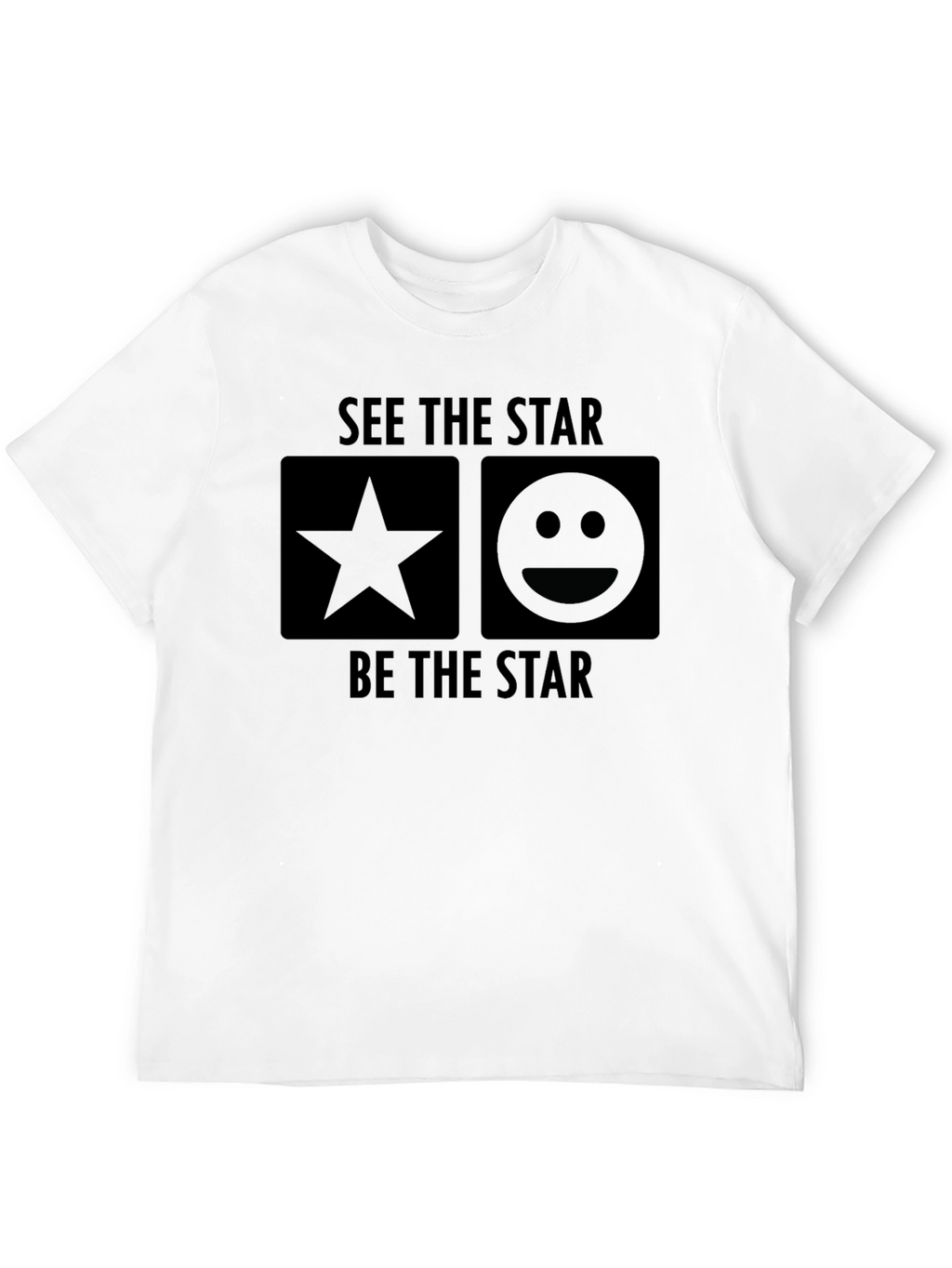 See the Star Be the Star Black T-Shirt