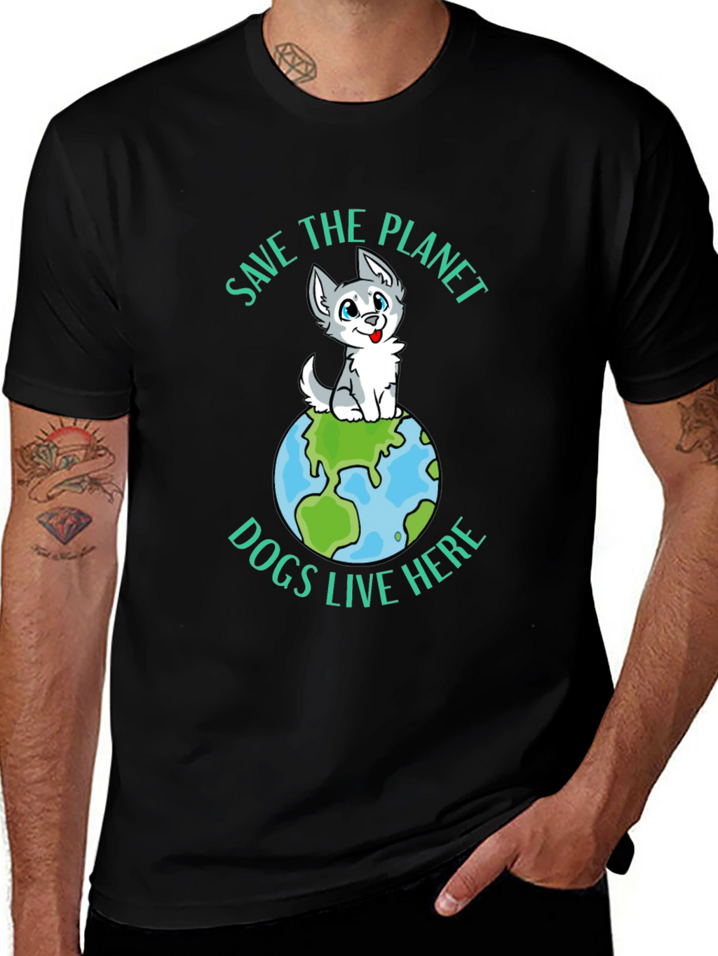 Save the Planet Dogs T-Shirt